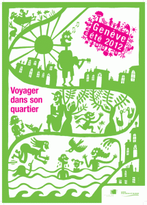 Flyer animation jeux coopératifs au parc Bertrand été 2012