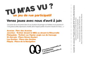 Visuel défi coopératif «Tu m’as vu?»