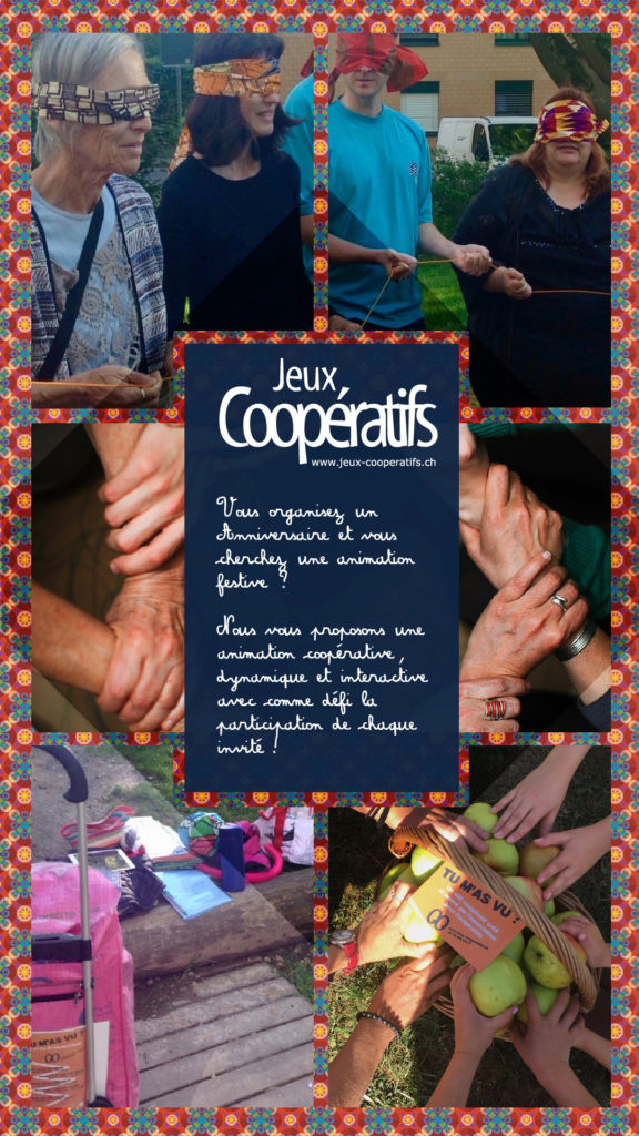 Anniversaires adultes Jeux Coopératifs