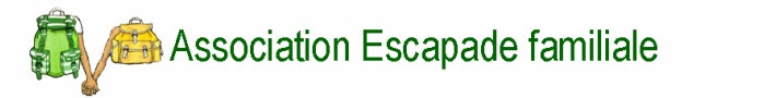 Logo association Escapade familiale 