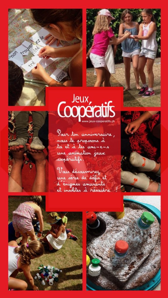 Animation Jeux Coopératifs anniversaires enfants
